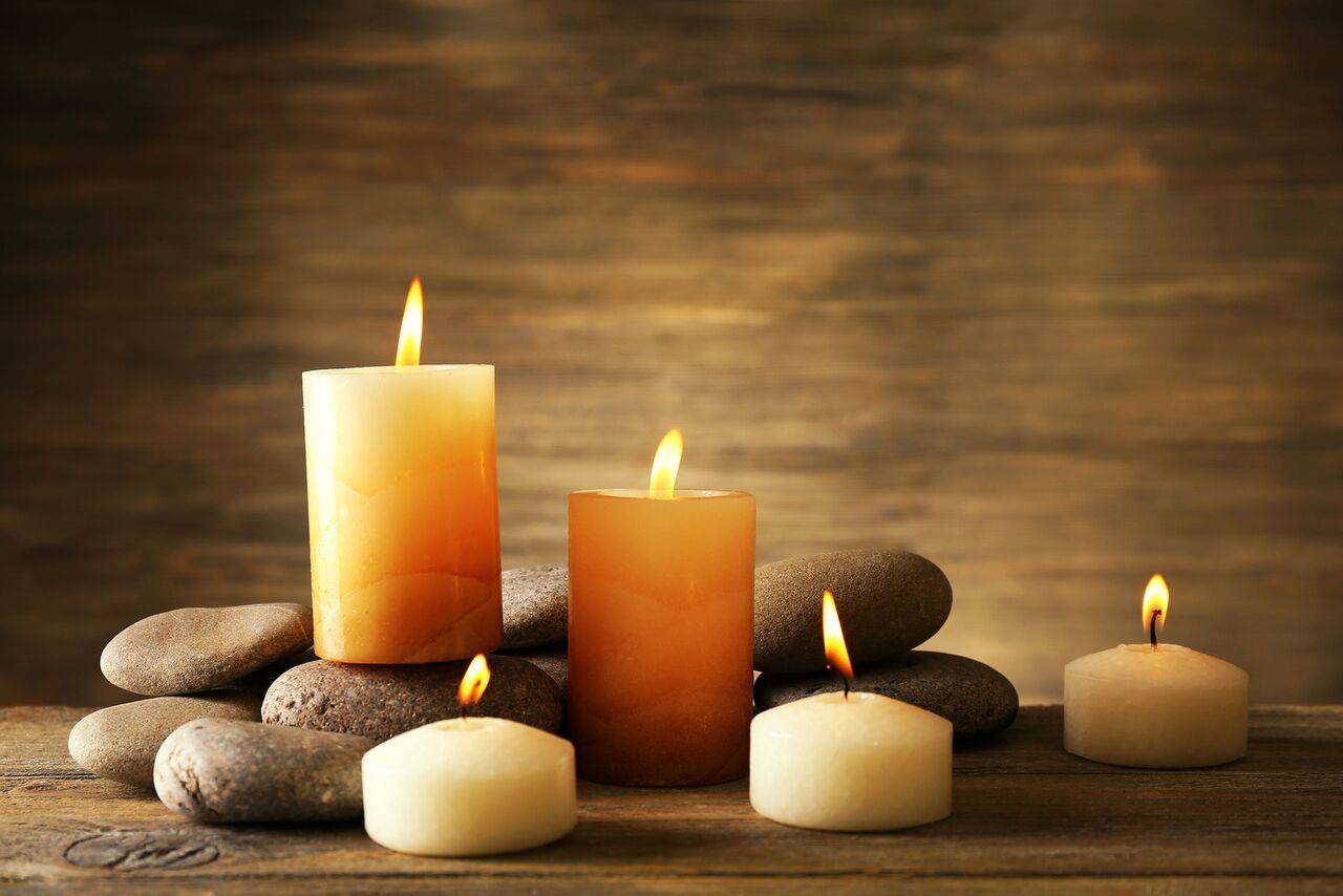 relaxing candle